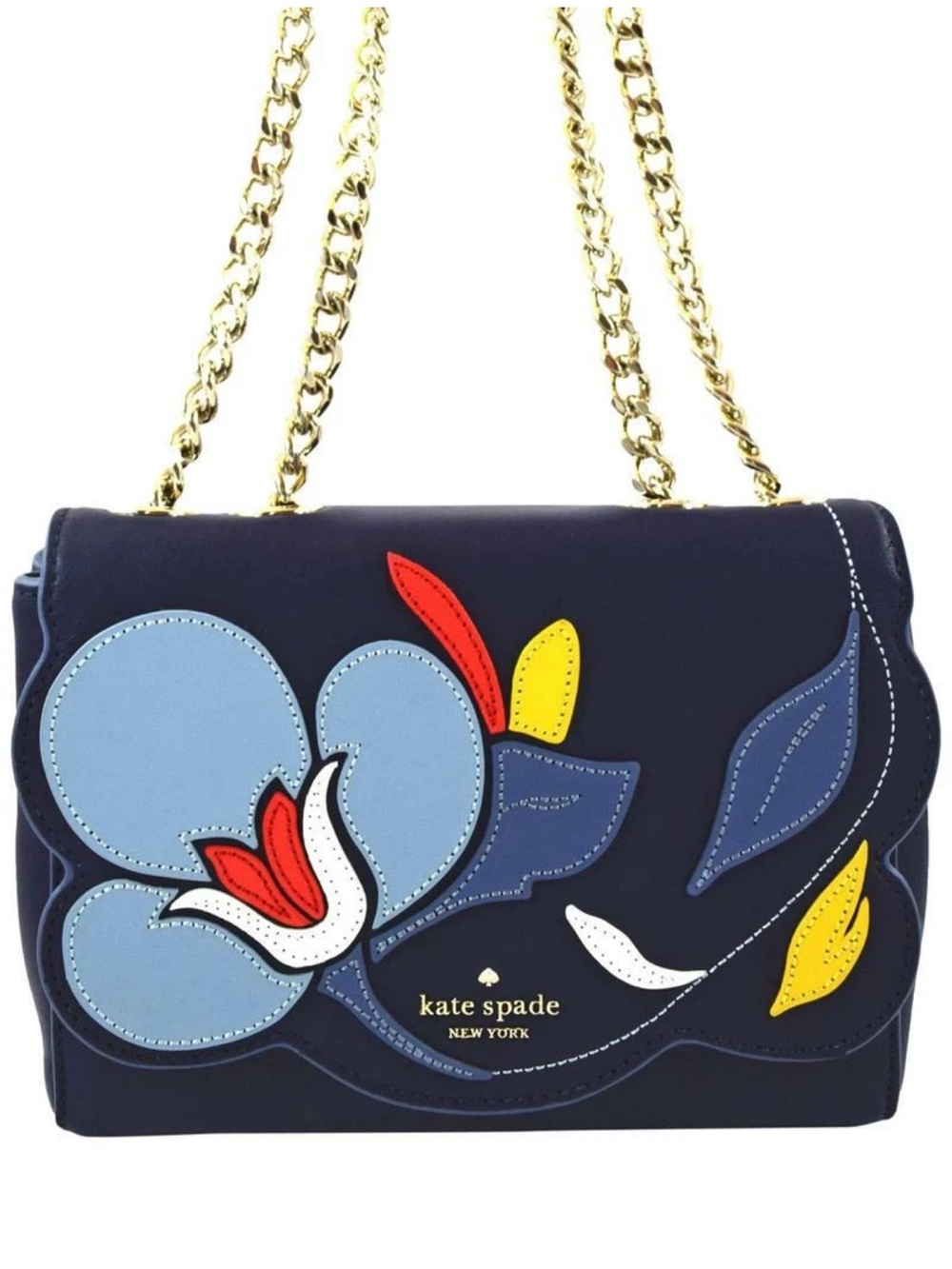 Kate Spade Briar Lane Floral Quilted Emelyn Shoulder Bag